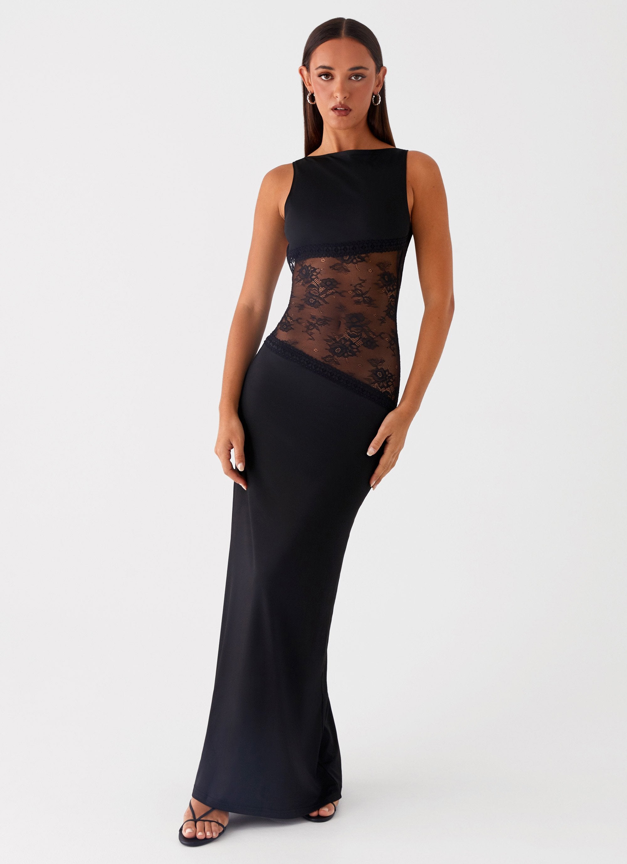 Lucinda Maxi Dress - Black - Image 5