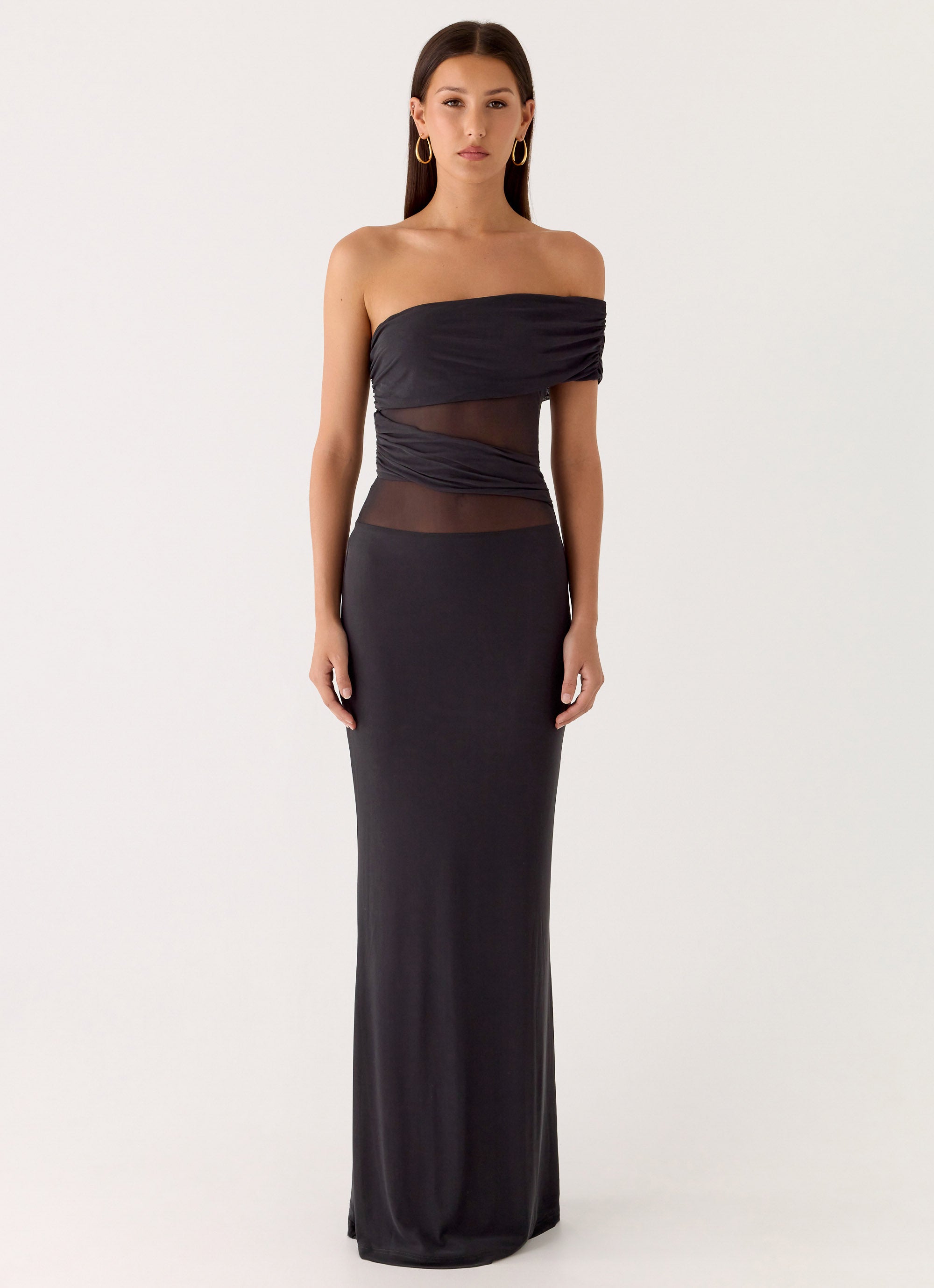 Alternative view of Lumi Maxi Dress - Dark Grey