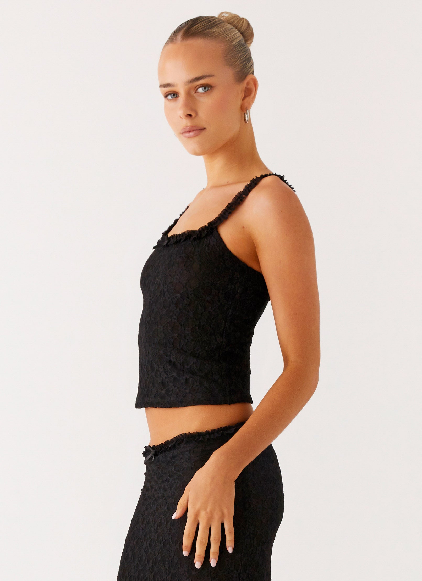 Alternative view of Ophira Cami Top - Black