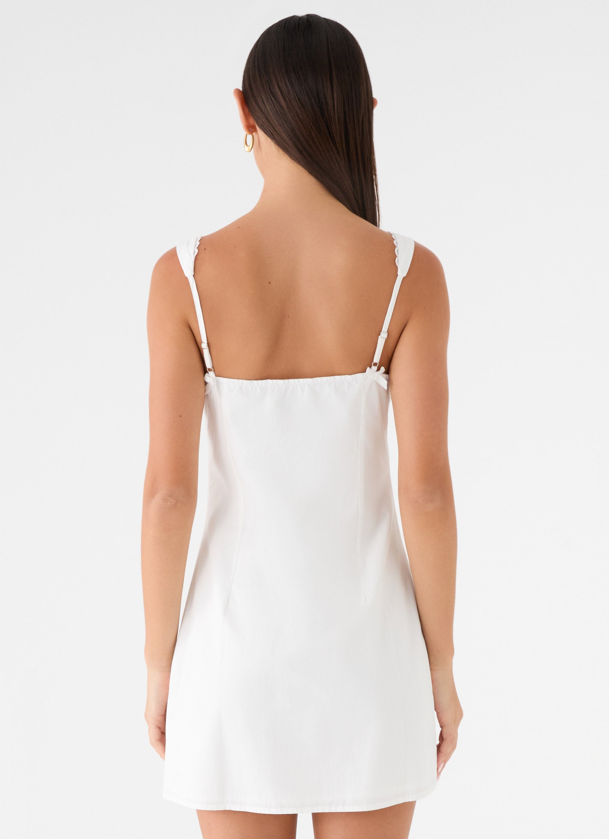Riva Bella Mini Dress - White - Image 3