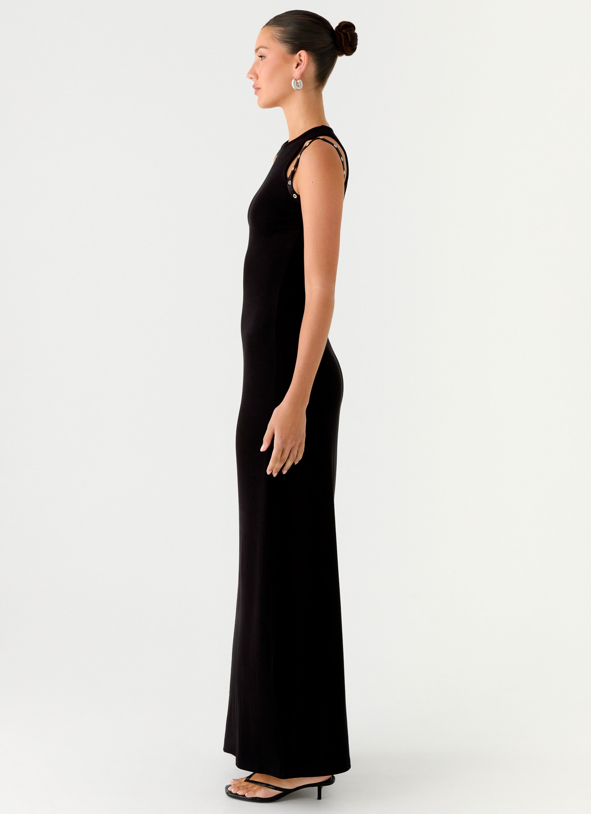 Alternative view of Rockstar Maxi Dress - Black