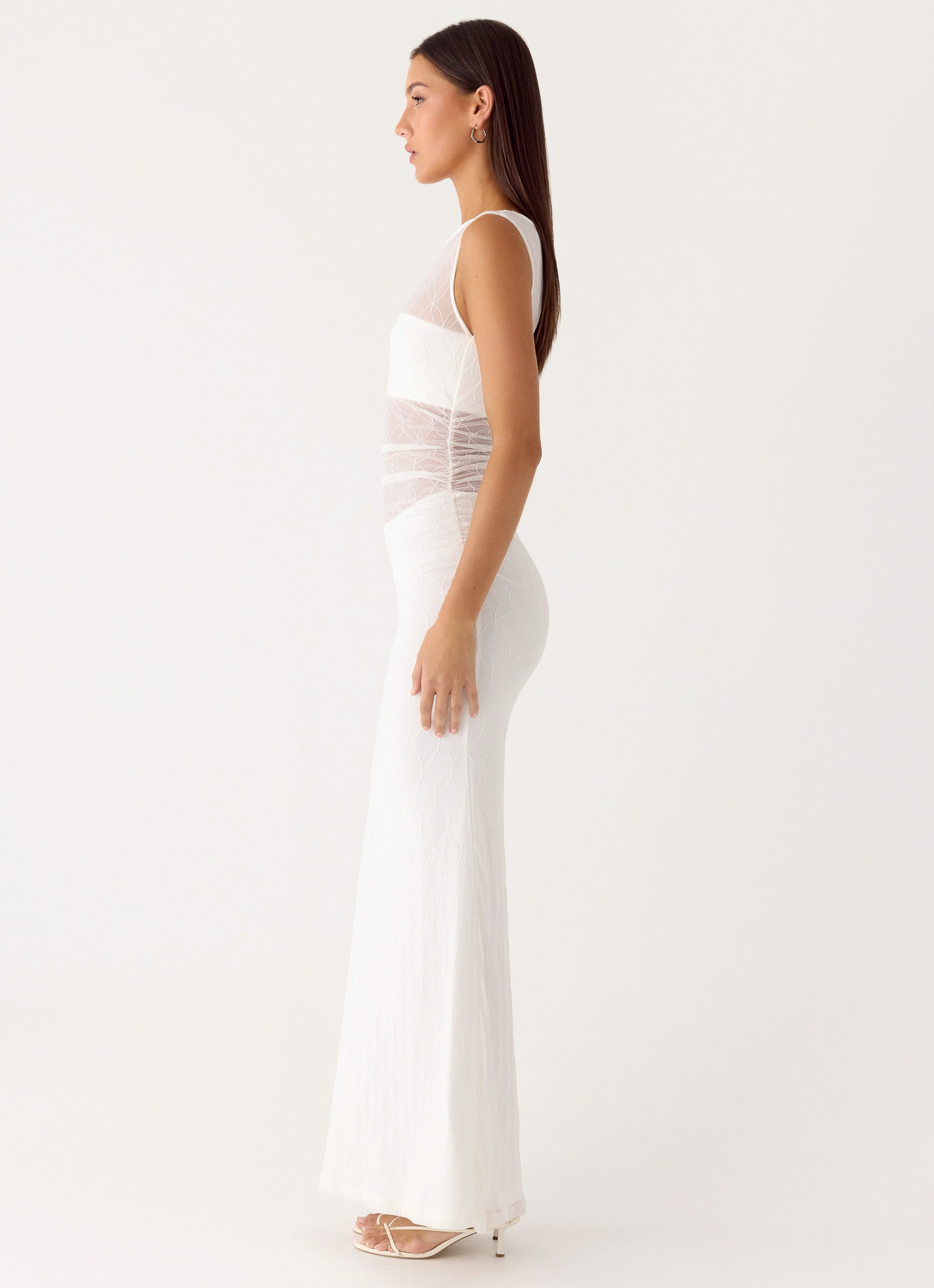 Alternative view of Sabre Maxi Dress - White