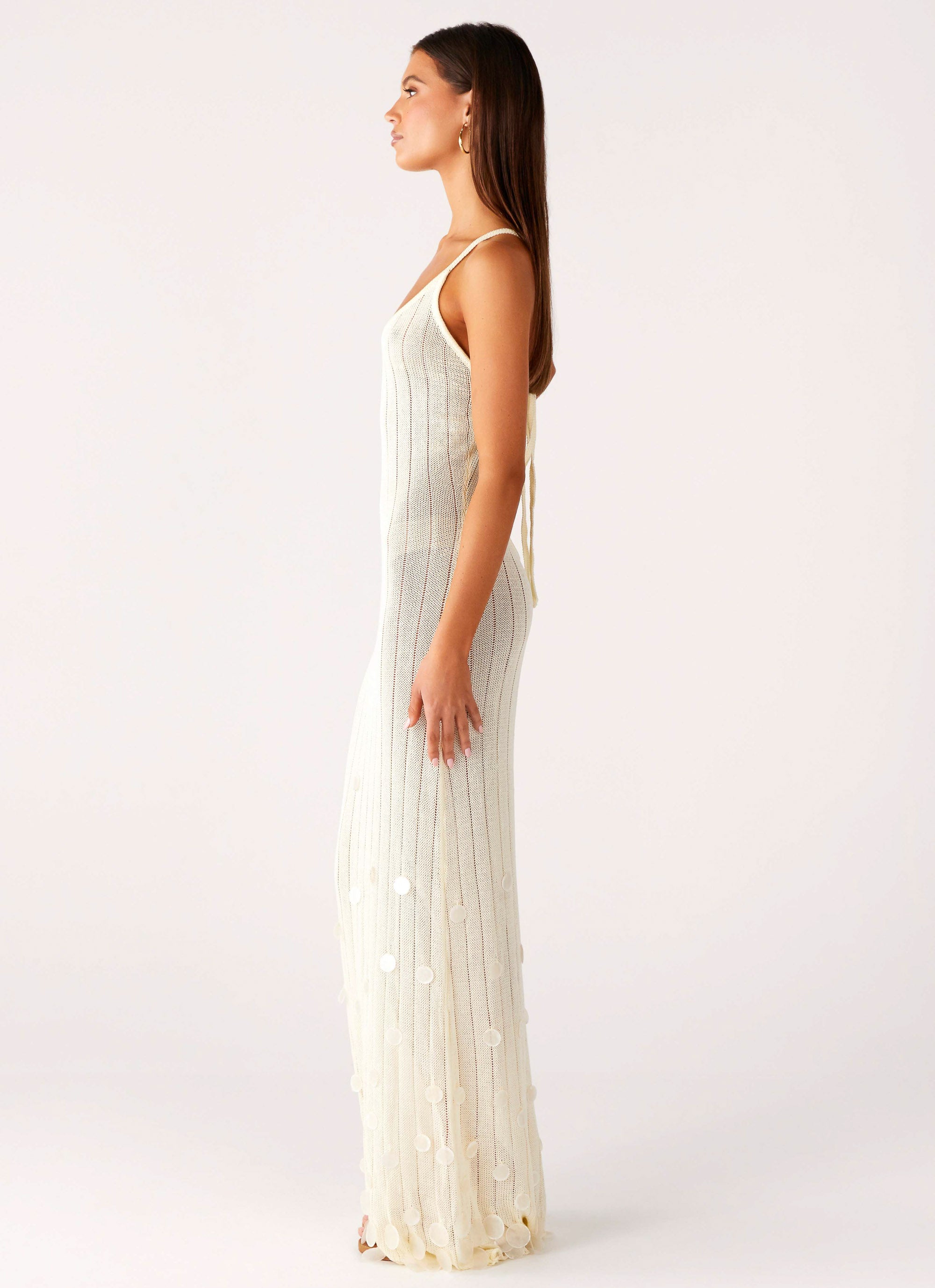 Alternative view of Siren Song Crochet Maxi Dress - Ivory