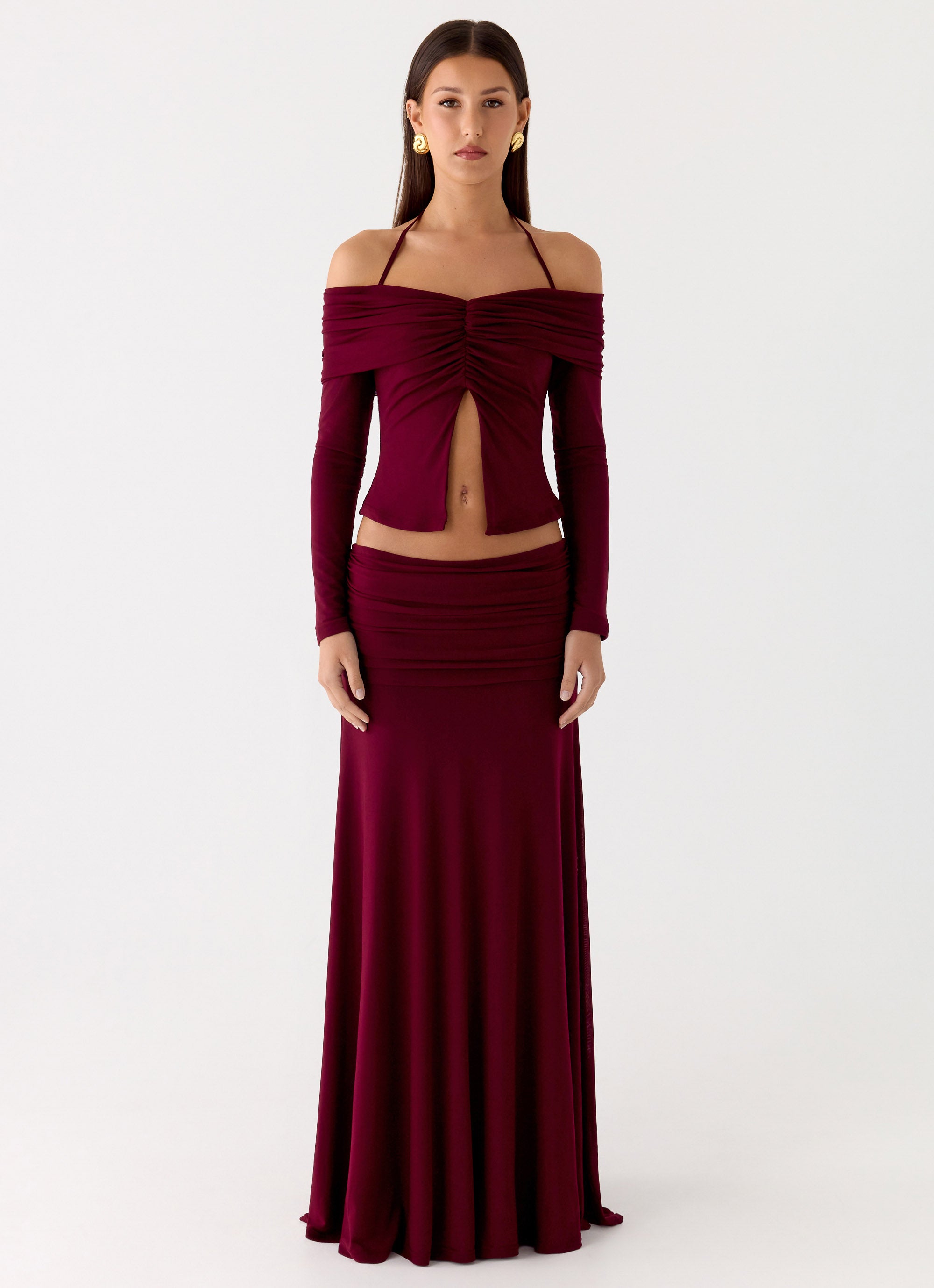 Alternative view of Thorness Long Sleeve Top - Plum