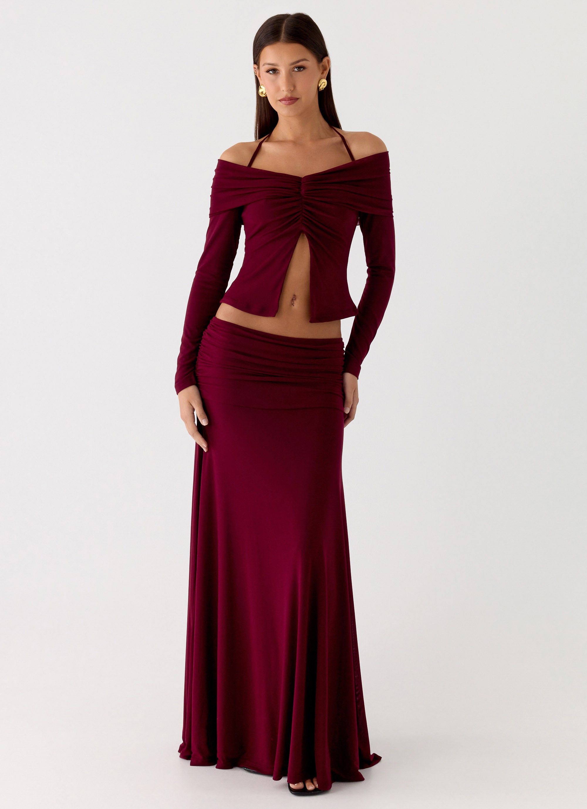 Thorness Long Sleeve Top - Plum - Image 6