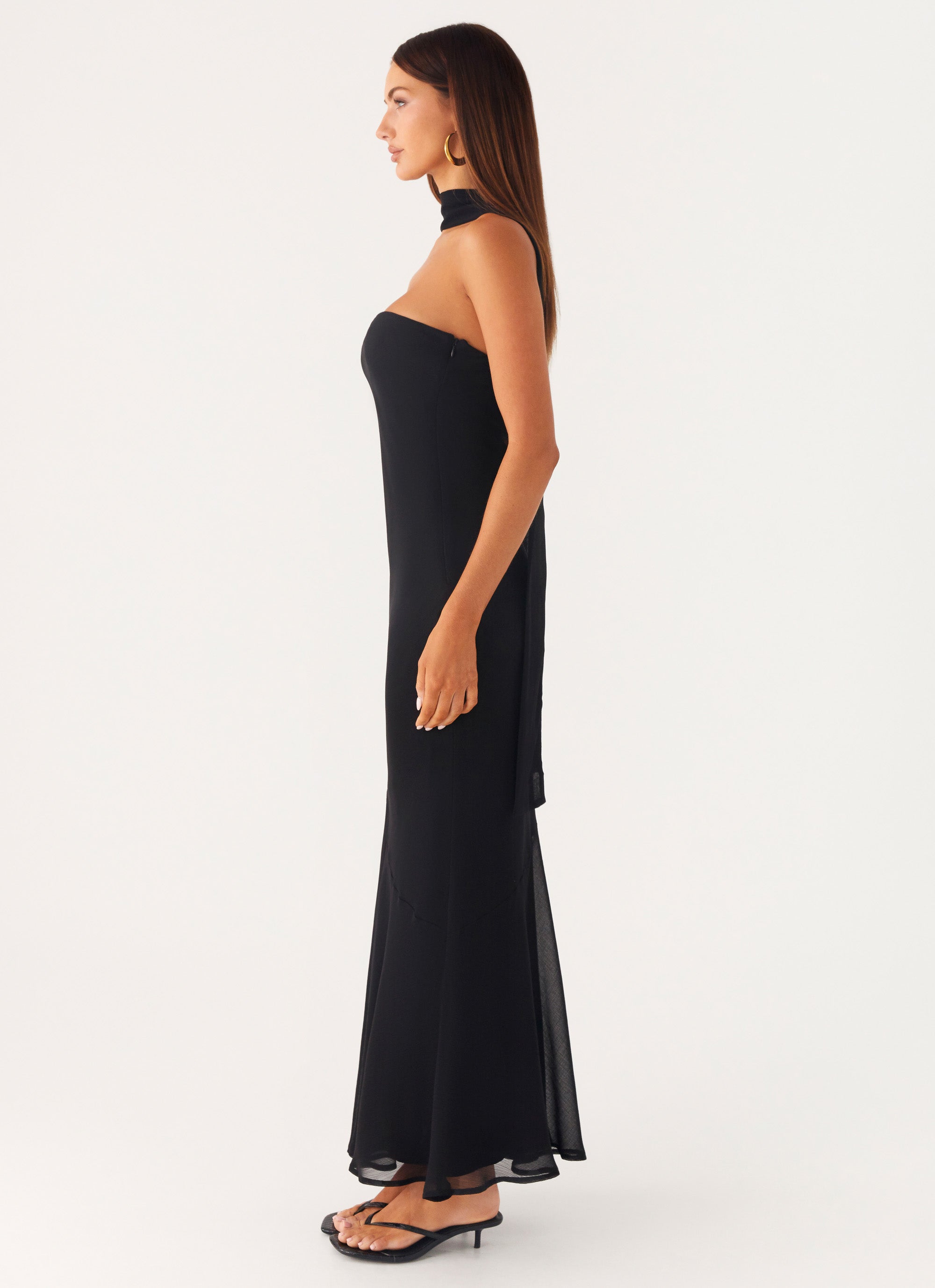 Alternative view of Under the Pagoda Maxi Dress - Black